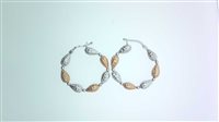 Orecchini Sommer Donna Cerchi in Oro bianco CERCHI GOCCE D $/C - CERCHI GOCCE D $/C